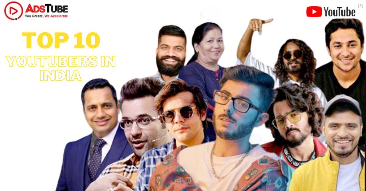 TOP 10 YOUTUBERS IN INDIA