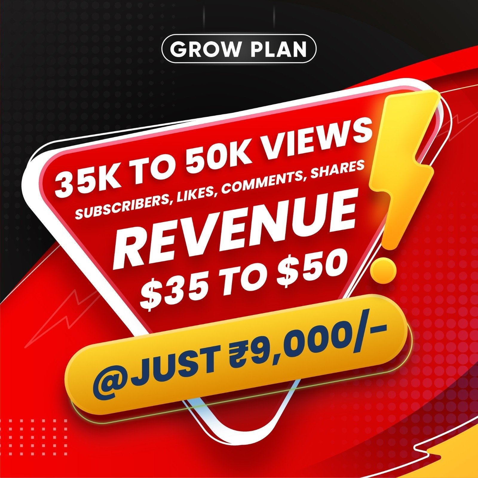 Get 35K To 50K Real YouTube Views With $10 To $20 Revenue