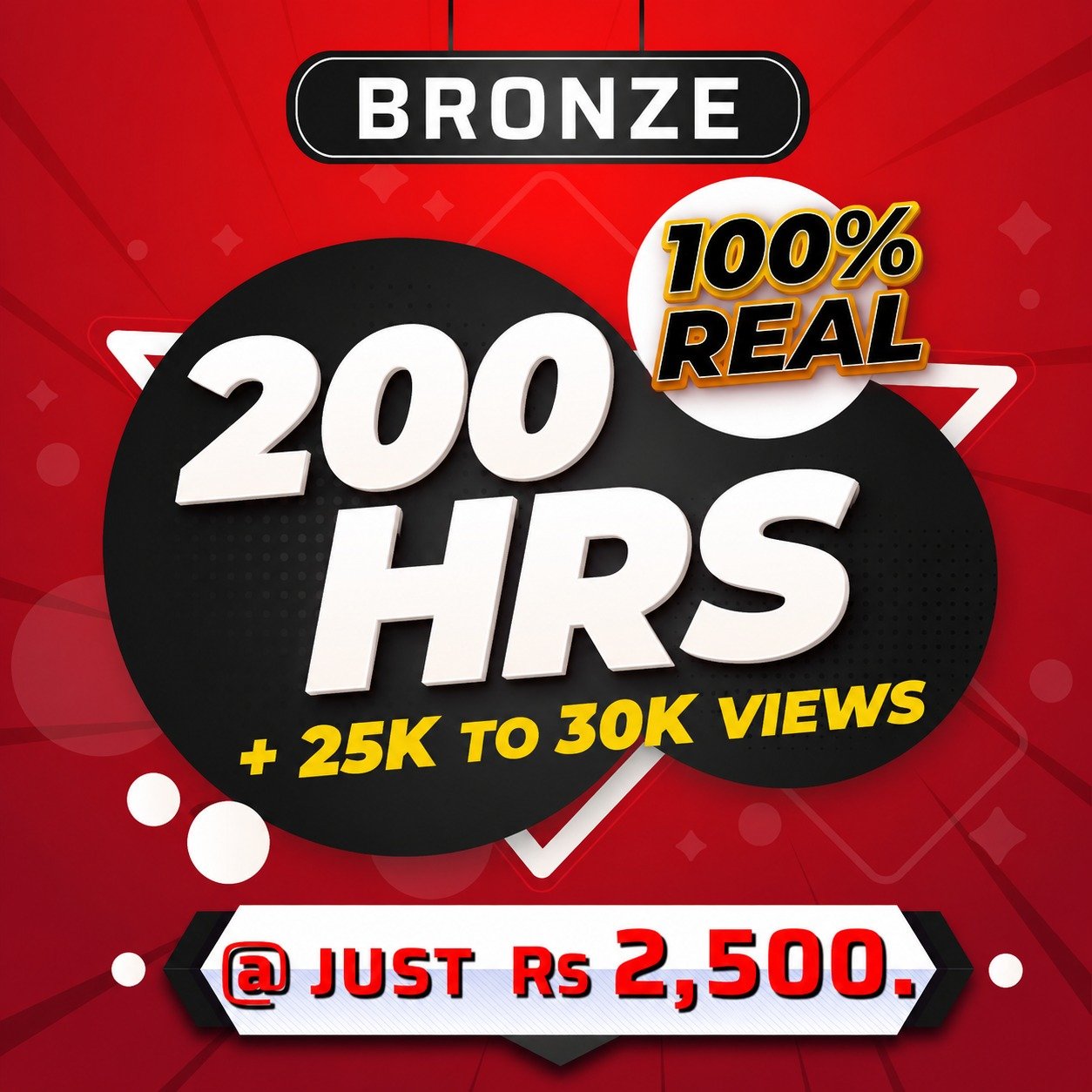 Bronze Plan 200 Watch Hours With Views