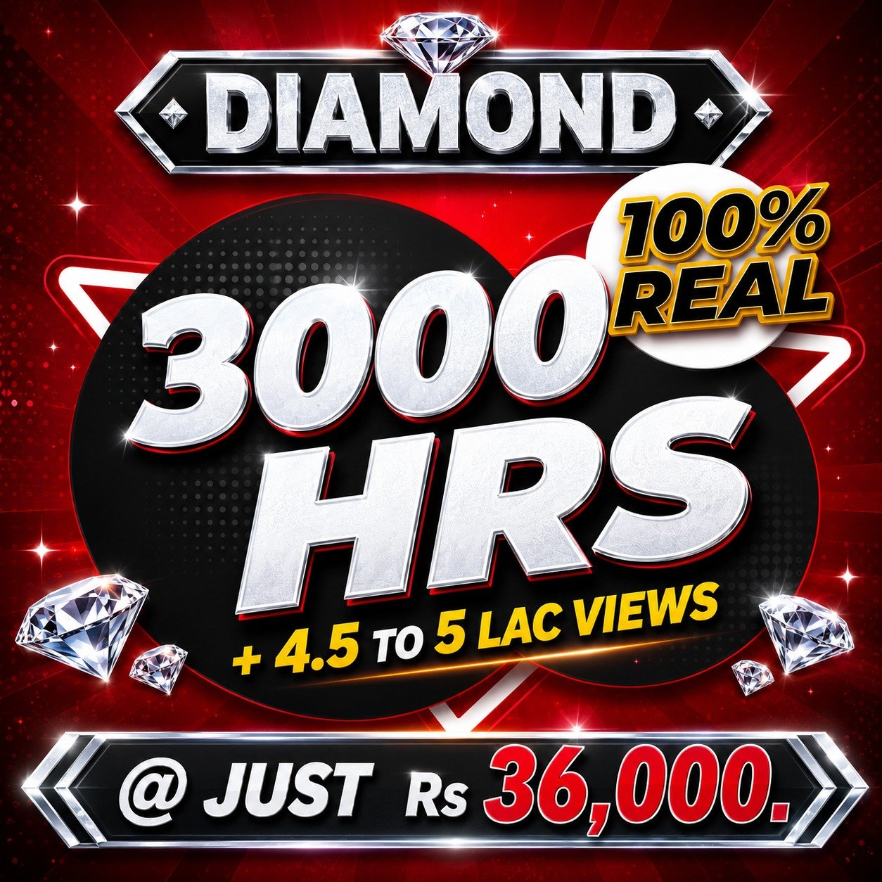 Diamond Plan 3000 Watch Hours With Views