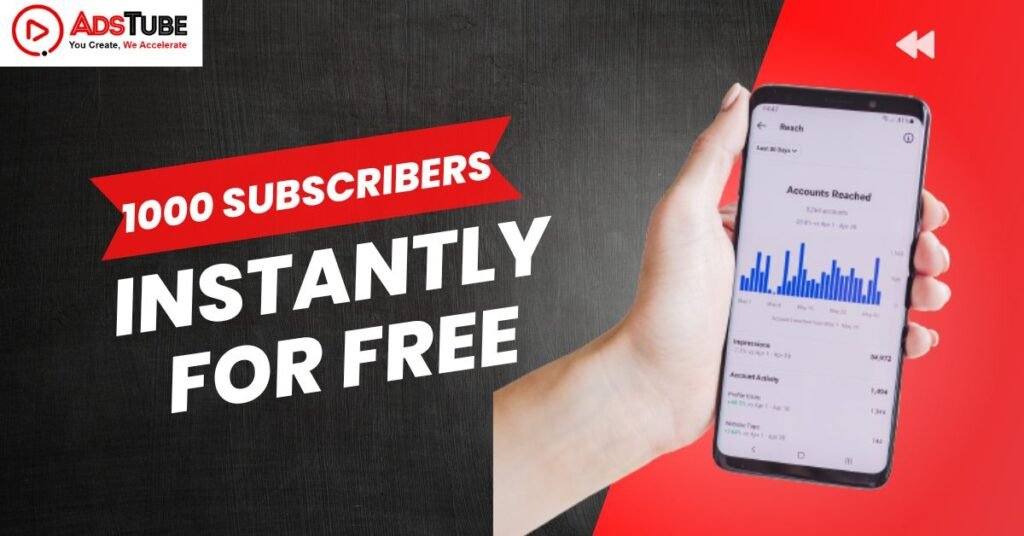 1000 free youtube subscribers instantly